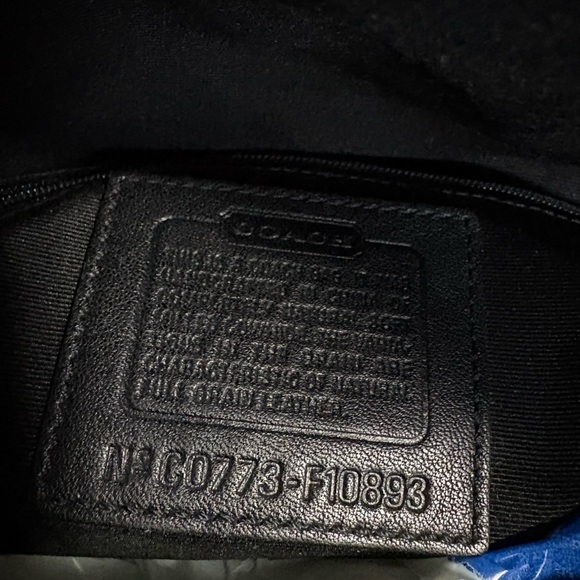 Vintage Y2K Coach Purse F10893 black Chelsea Leather small Shoulder Bag Elegant - Picture 5 of 6